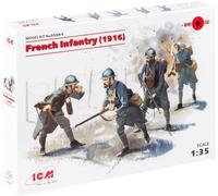 ICM 035691 - Modèle en Plastique Kit, 1/35 WWI Infanterie française
