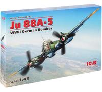 ICM 048232 - Jeu de 5 Maquette en Plastique 1/48 Ju 88 A