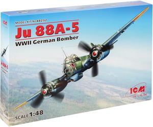 ICM 048232 - Jeu de 5 Maquette en Plastique 1/48 Ju 88 A