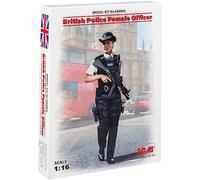 ICM 16009 MAQUETTE BRITISH POLICE FEMALE OFFICER 1/16