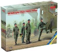 ICM 53101 1/35 US Hélicoptère Pilots (1960s-1970s) (100% New Moules)