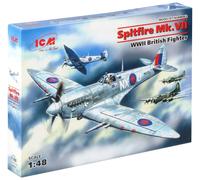 ICM 1:48 - Spitfire Mk.VII, WWII British Fighter