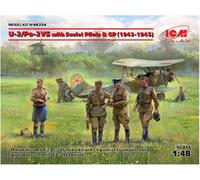 U-2/po-2vs With Soviet Pilots & Gp (1943 -1945) Limited- 1:48e - Icm G