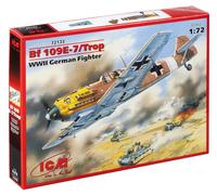 ICM-(-) 1:72-Messerschmitt BF 109E-7/Trop, Combattant de la Seconde Guerre Mondi