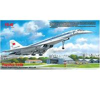 ICM 14402 - 1:144 Tupolev-144D, Avion Supersonique Passager Soviétique - Neuf