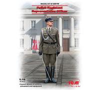 ICM 16010 MAQUETTE POLISH REGIMENT REPRESENTATIVE OFFICER 1/16