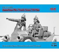 ICM 24006 - 1:24 Américain Fire Truck Équipage (1910s) 2 Figurines - Neuf