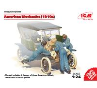 ICM 24009 - 1:24 Mécaniciens Américains Années 1910 - Neuf