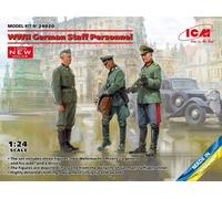 ICM 24020 1/24 WWII Personnel Du Personnel Allemand (100% Nouvelles Moulages)