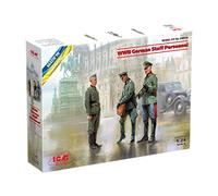 ICM 24020 - WWII German Staff PersonnelICM 24020 - Personnel allemand de la Seconde Guerre mondiale - Échelle 1:24