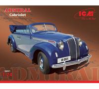 ICM 24021 MAQUETTE ADMIRAL CABRIOLET WWII GERMAN PASSENGER CAR 1/24