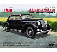 Admiral Saloon Wwi German Passenger Car- 1:24e -