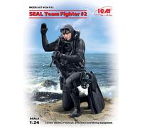 ICM 24112 MAQUETTE FIGURINES S.E.A.L. TEAM FIGHTER 2 1/24