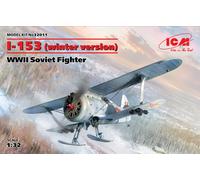 ICM 32011 - 1:32 - I-153 Version Hiver, Avion Russe WWII - Neuf
