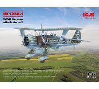 ICM 32014 - 1:3 2 Hs 123A-1, WWII Allemand Attaque Avion (100% Neuf Molds) -