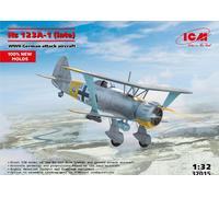 ICM 32015 - 1:3 2 Hs 123A-1 (Guides), WWII Allemand Attaque Avion (100% Neuf
