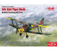 ICM 32035 1/32 D.H.82A Tiger Moth, British Training Avion (100% New Moules)