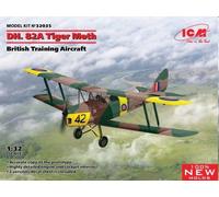 ICM 32035 1/32 D.H.82A Tiger Moth, British Training Avion (100% New Moules)