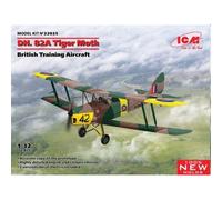 ICM 32035 1/32 D.H.82A Tiger Moth, British Training Avion (100% New Moules)