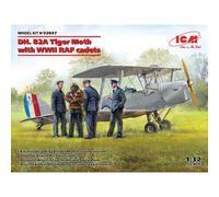 ICM Maquette Avion DH. 82a Tiger Moth with WWII RAF Cadets