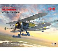 ICM 32044 - 1:3 2 J-8 Gladiateur, Seconde Guerre Mondiale Suédois Fighter - Neuf