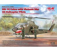 ICM 32062 MAQUETTE AH-1G COBRA WITH VIETNAM WAR US HELICOPTER PILOTS 1/32