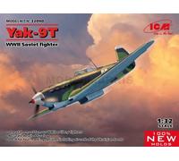 ICM 32090 Kit D’Avion 1/32 Yak-9T, Chasseur Russe WWII Neuf