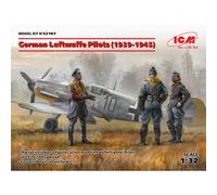 ICM 32101 Maquette figurines Pilotes de la Luftwaffe (1939-1945) 3 figurines 1:32