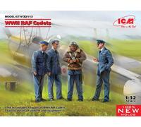 ICM 32113 MAQUETTE WWII RAF CADETS (100% NEW MOLDS) 1/32