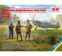 ICM 32117 MAQUETTE PILOTS OF THE SOVIET AIR FORCE 1943-1945 1/32
