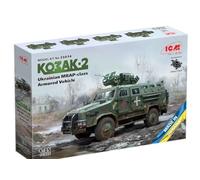 ICM - Maquette militaire Kozak-2 - Blindé ukrainien MRAP - Échelle 1:35 - Nouveaux moules