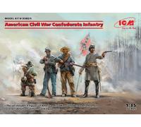 ICM 35021 - 1:35 Infanterie Confédérée De La Guerre Civile Américaine - Neuf