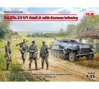 (ICM35103) - ICM 1:35 - Sd.Kfz.251/1 Ausf.A with German Infantry