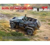 ICM 35111 1/35 Sd.Kfz. 247 Ausf.B Avec Équipage