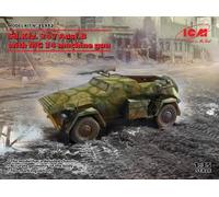 Maquette Blindé Sd.kfz. 247 Ausf.b With Mg 34 Machine Gun Icm 35112 1/35ème Maqu