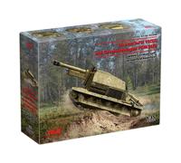 ICM 35340 - 1/35 WWII Allemand 10.5cm Lefh 16 (Sf) Sur Geschutzwagen FCM36 (F) -