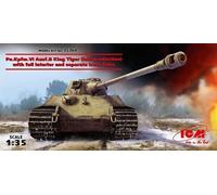 Pz.kpfw. Vi Ausf.b King Tiger Late Productioen With Full Interior- 1:35e - Icm G