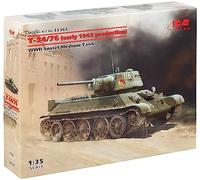 ICM 35365-1/35 T34/76 Production précoce 1943, Char