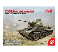 ICM Char moyen soviétique T-34/76 - production fin 1943 - 1:35e - G