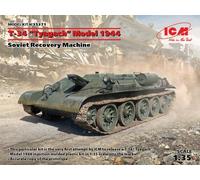 ICM 35371 MAQUETTE MILITAIRE CHAR T-34 TYAGACH MODEL 1944 SOVIET RECOVERY MACHIN