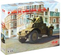 ICM 35377 1/35 Voiture blindée de l'armée Allemande P204 (f) avec Tourelle CDM, modèle en Plastique