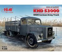 ICM Maquette camion Khd S3000 - Armée allemande WWII - 1/35 - Réf. 35451