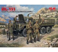 ICM 35516 1/35 ZiL-131, Camion Soviétique Avec Fusiliers Motorisés Soviétiques