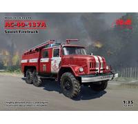ICM 35519 1/35 AC-40-137A Camion de Pompiers Soviétique Kit Vari (Moules Neufs)