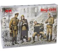 ICM 35541 - Mai 1945, Quatre Figurines soviétiques