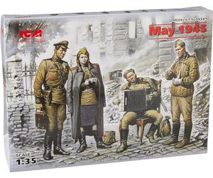 ICM 35541 - Mai 1945, Quatre Figurines soviétiques