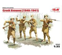 ICM 35562 1/35 Évzones Grecs (1940-1941) (4 Figurines)