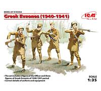 ICM 35562-1/35 WWII Grec Evzones Soldats, 4 Figurines