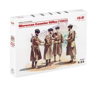 ICM 35565 - 1:3 5 Marocain Goumier Rifles (1943) - 4 figurines - Neuf