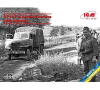 ICM 35588 1:35 G7107 Kit Vari Service Allemand avec Infanterie